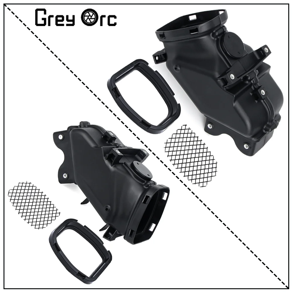 Motorcycle Stamping Air Inlet Pipe Black Ventilation Pipe For Kawasaki Ninja ZX 10R ZX10R ZX-10R 2021 2022 2023