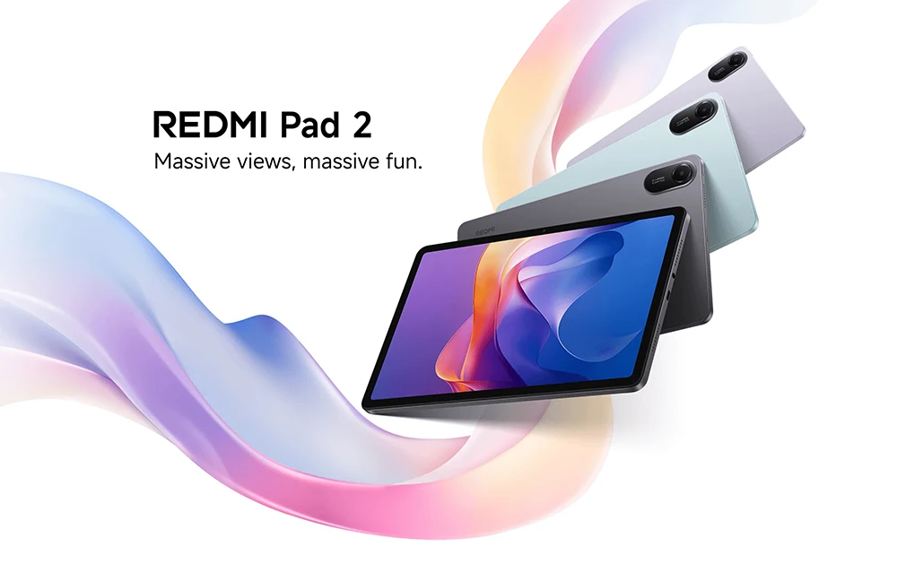 Global Version Xiaomi Redmi Pad 2 WIFI 11' 9000mAh Battery 90Hz Advanced Helio G100-Ultra 2TB Expandable Storage Xiaomi HyperOS