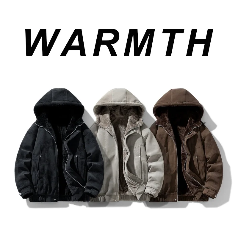 

Новинка 2025, двусторонняя хлопковая куртка, мужская зимняя ветрозащитная утолщенная хлопковая куртка, утолщенная хлопковая куртка высокого качества