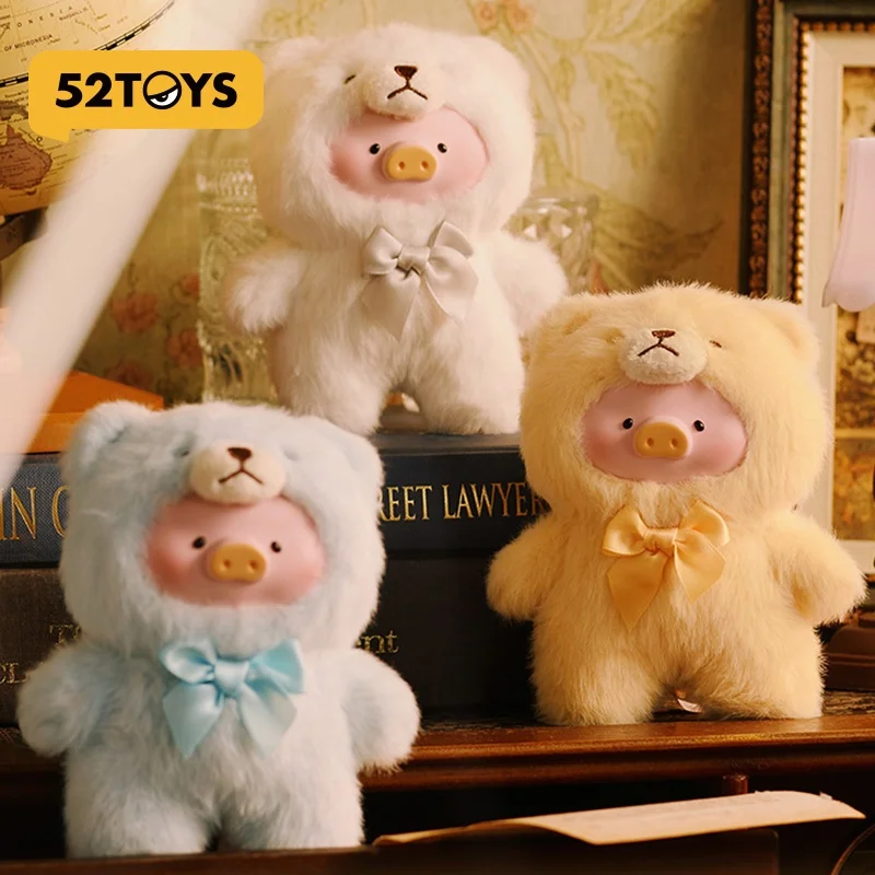

52toys Lulu Pig Vintage Teddy Series Blind Box Anime Figures Doll Surprise Guess Bag Kawaii Pendant Collectible Model Toy Gift