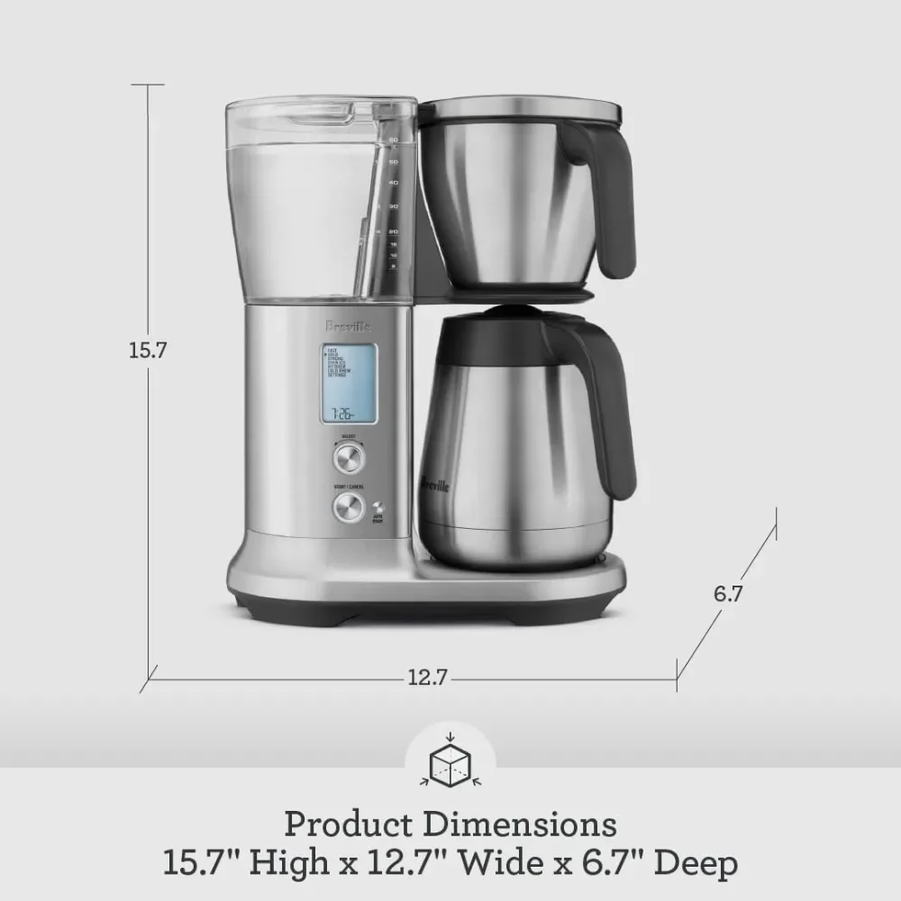 Precision Brewer Thermal Coffee Maker, 60 oz. Brushed Stainless Steel, BDC450BSS