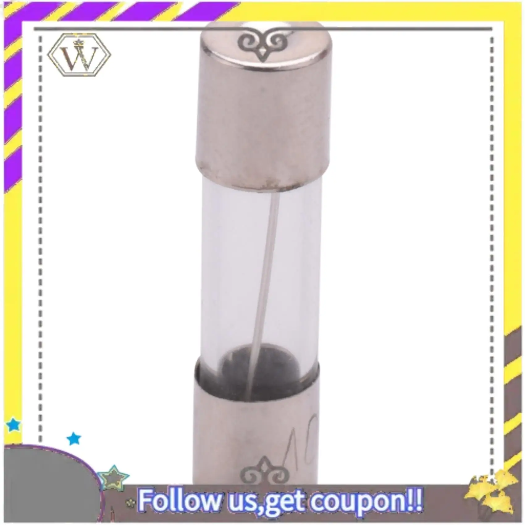 

Новинка, 10 шт., 250 В, 10 А, медленный удар, стеклянные предохранители с задержкой, трубки 5 мм х 20 мм