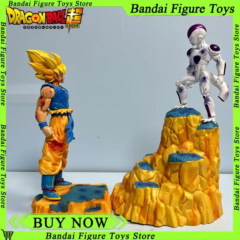 

31 см Dragon Ball Goku VS Frieza Battle Фигурки Super Saiya Extra Аниме Фигурки Большая модель из ПВХ Декор Креативные игрушки Подарок