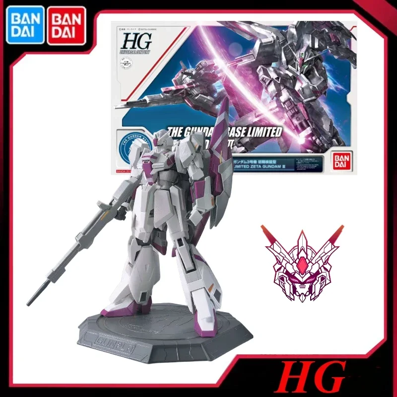 

В наличии Bandai Original Gundam Base Limited HGUC 1/144 Unit 3, сборная модель, коллекционные праздничные подарки, украшения