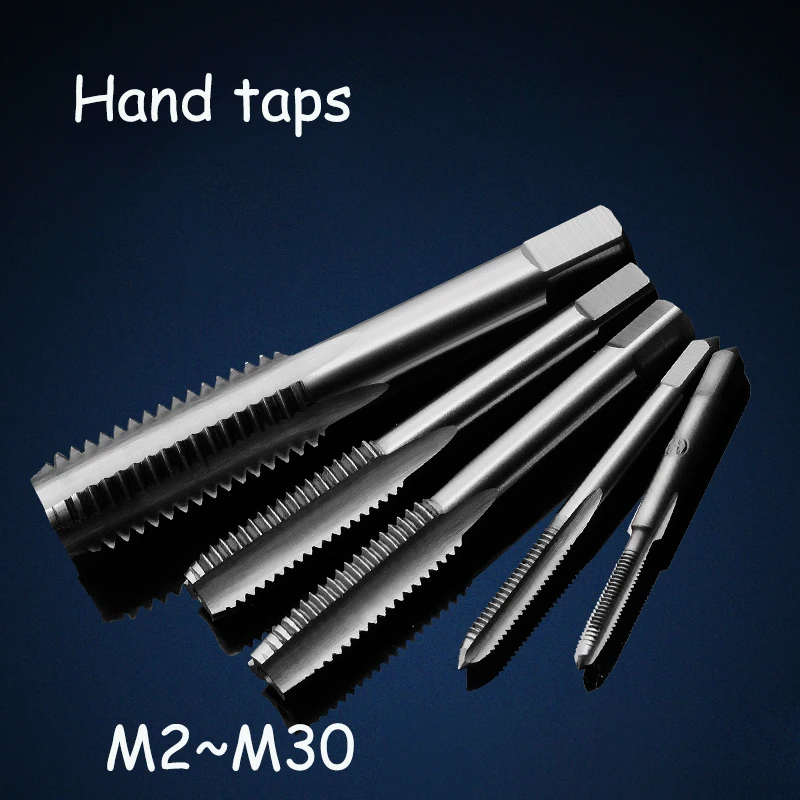 

2pcs Hand Taps Wire Taps Manual Tapping Tools Hand Tapping and Threading Tools Thread Cones M2 M2.5 M3 M4 M5 M6 M8 M10 M12~M30