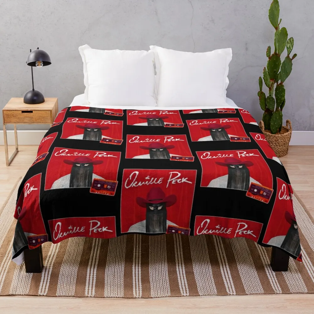 ORVILLE PECK PONY Throw Blanket Moving Plaid Luxury Brand Weighted Blankets