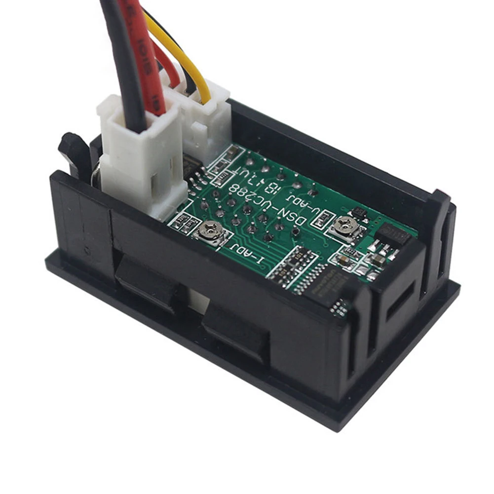Adjustable Display Dual Color Meter Data Analysis Battery Tester Low Power Consumption Reverse Polarity Protection