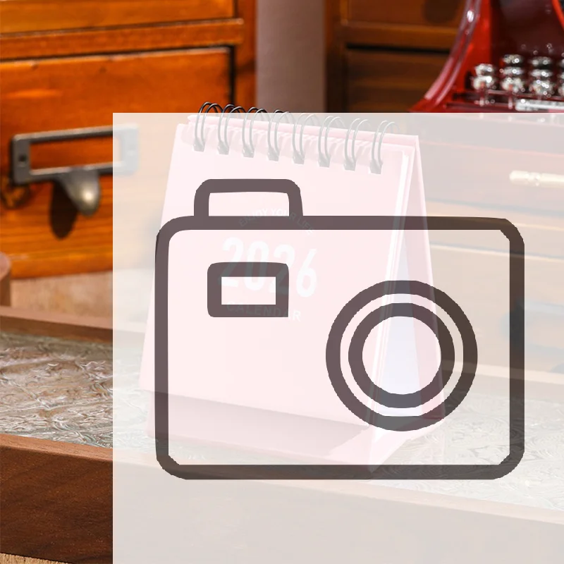 

Настольный мини-календарь на 2026 год: креативный спиральный календарь-планировщик, украшение для рабочего стола, офисные принадлежности