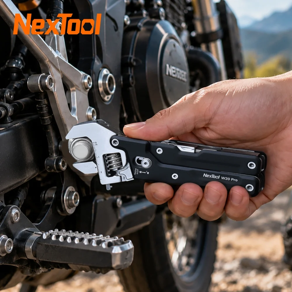 Nextool W20 Pro 12 in 1 Adjustable Wrench Multitool Pliers Portable EDC Pocket Tool for Outdoor Survival Home Repair Hand Tool