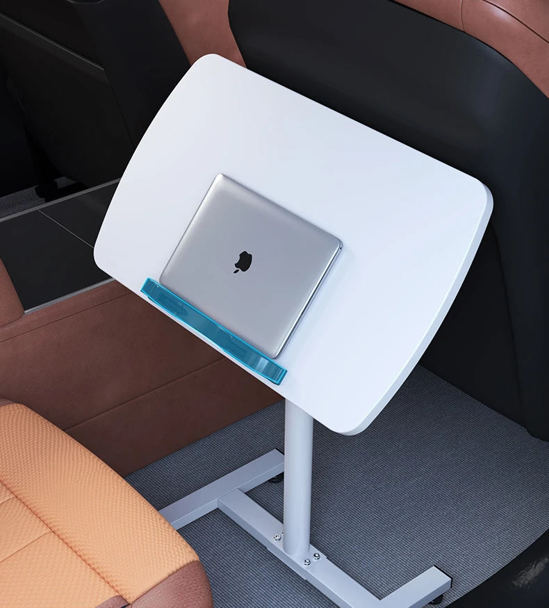 차량용 접이식 소형 테이블, 조수석 자동차 사무실 책상용, 전면 및 후면 다기능 테이블