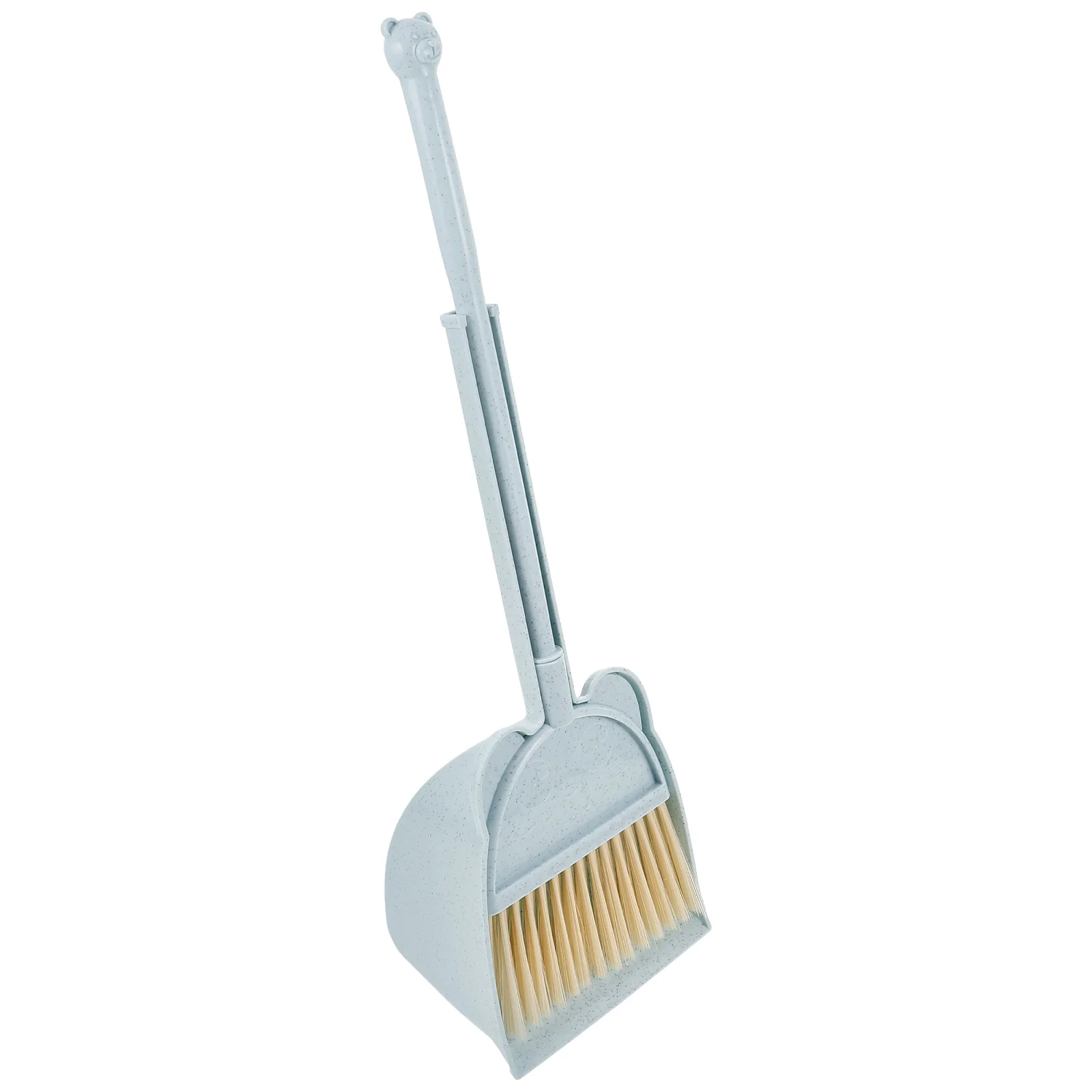 

1 set Kids Broom Dustpan Set Toddler Cleaning Toy Mini Lightweight Plastic Play Safe Home School Storage Easy Fun Colors