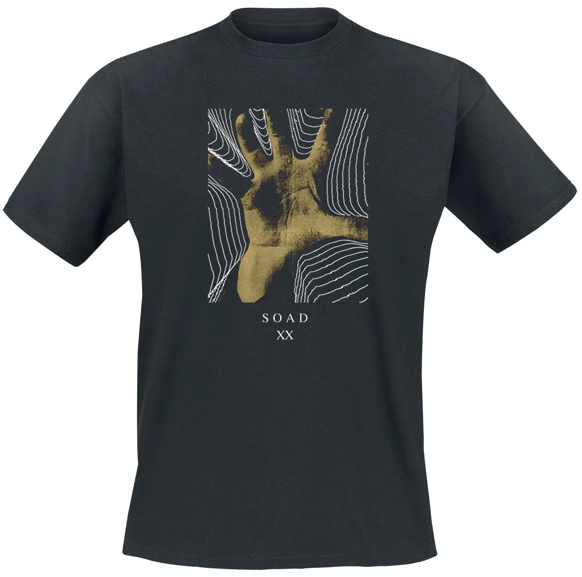 System of A Down SOAD XX Anniversary Print T-Shirt Unisex Metal Band Fans Casual Tee Men Women Abstract Art