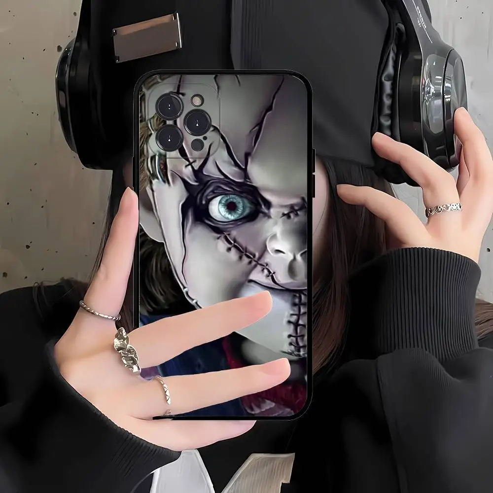 Chucky Doll Horror Movie Phone Case For iPhone 17 16 15 14 13 12 Mini 11 Pro Max Soft Silicone Cover view 4