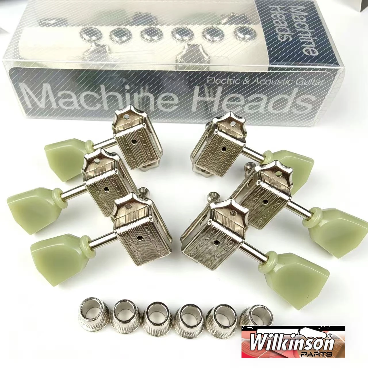 

1 комплект, оригинальные Wilkinson 3R-3L, винтажные роскошные колки для электрогитары, тюнеры WJ-44, колки для настройки гитары LP SG Lespaul