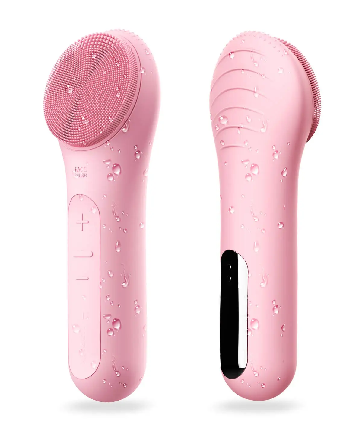 

Waterproof Rechargeable Electric Face Scrubber for Men & Women, Exfoliating Massaging Cleansing - Pink