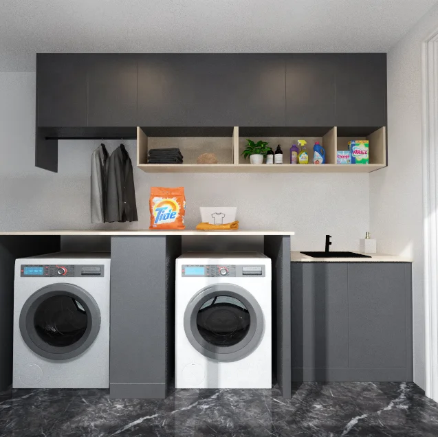 

Индивидуальный белый синий шкаф для прачечной, шкаф для раковины