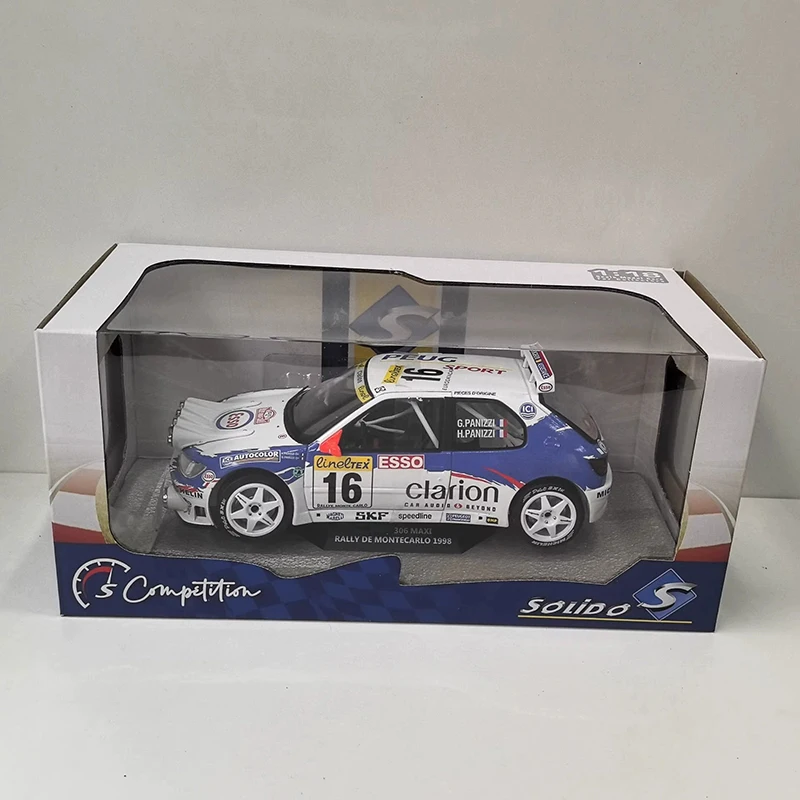 Solido Scala 1/18 306 MAXI 1998 # Collezione statica di modello di auto in lega 16, regali di festa decorati, giocattoli, regalo souvenir