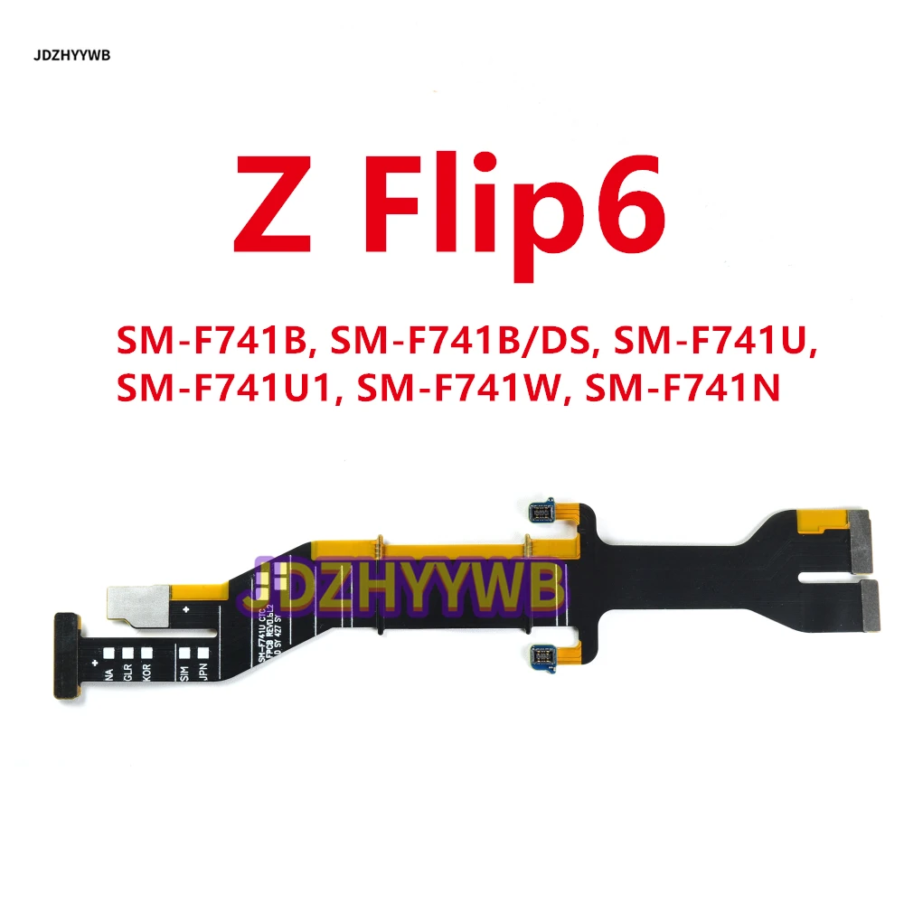 Spin Axis Motherboard Connector LCD Display Flex Cable For Samsung Galaxy Z Flip6 SM-F741 F741B F741U F741N ZFlip 6