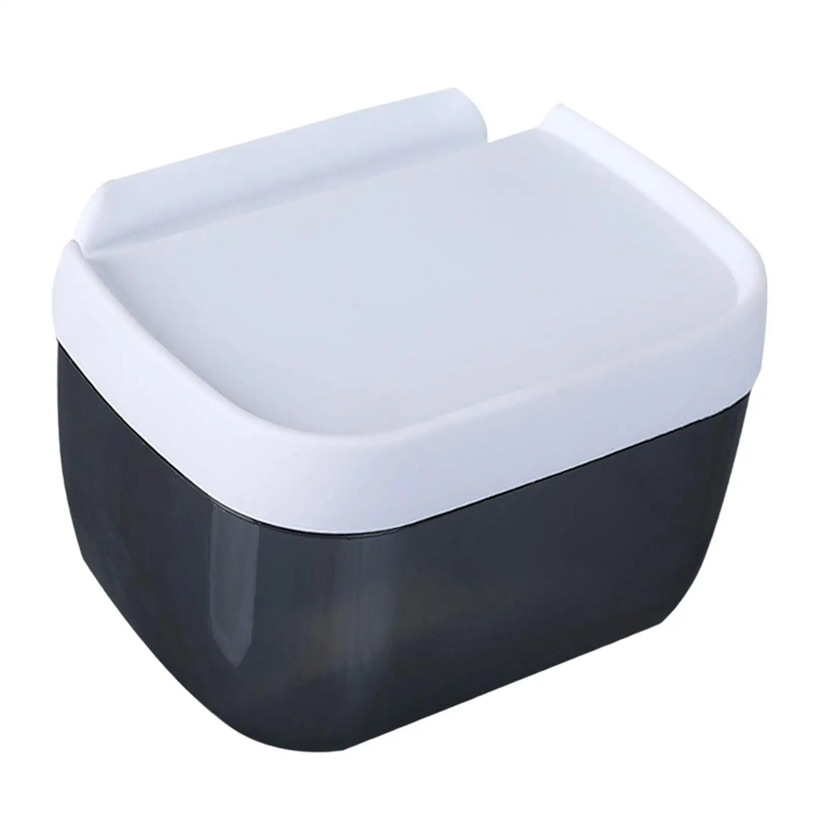 Adhesive No Drill Bathroom Tissue Holder Box Waterproof Wall Mounted Toilet Paper Organizer with Shelf for Kitchen Hotel Toilet