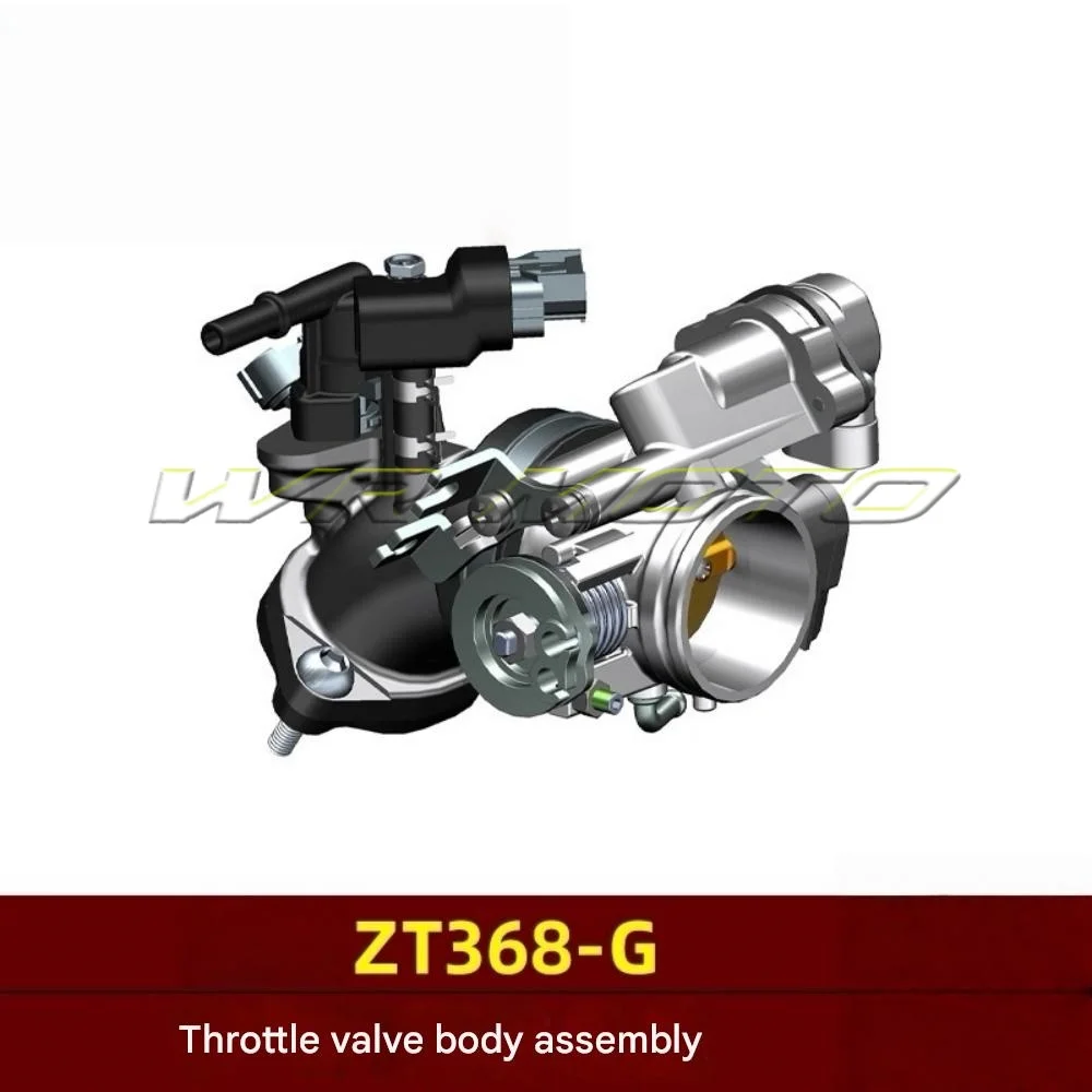EFI Throttle Body Intake Manifold Bracket Motor High Pressure Fuel Line Angle Sensor For ZONTES 368G Scooter