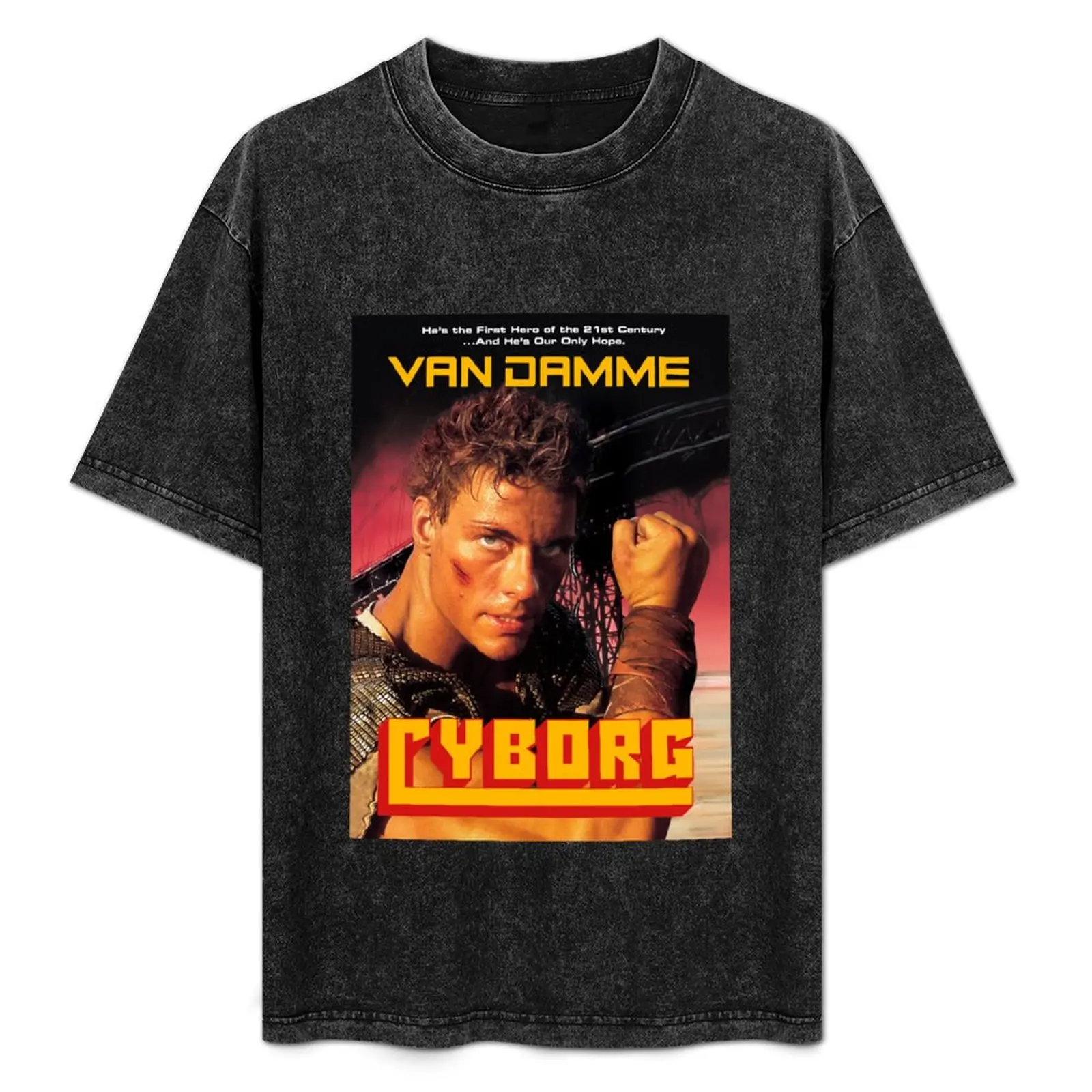 Music Retro Jean Claude Van Damme Christmas T-Shirt anime tshirt kawaii clothes T-shirts for men cotton