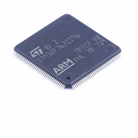 1 unidad/lote STM32F767ZIT6 LQFP-144 Microcontroladores ARM - MCU de alto rendimiento y DSP FPU, Arm Cortex-M7 MCU 2 Mbytes de memoria Flash