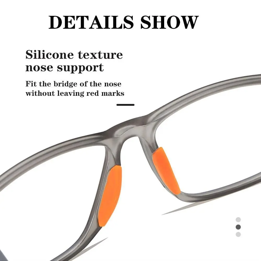 Blaulichtfilternde Anti-Blaulicht-Lesebrille Multifokaler Augenschutz Eckige Brillenfassung TR90 Ultraleicht – Detail 7