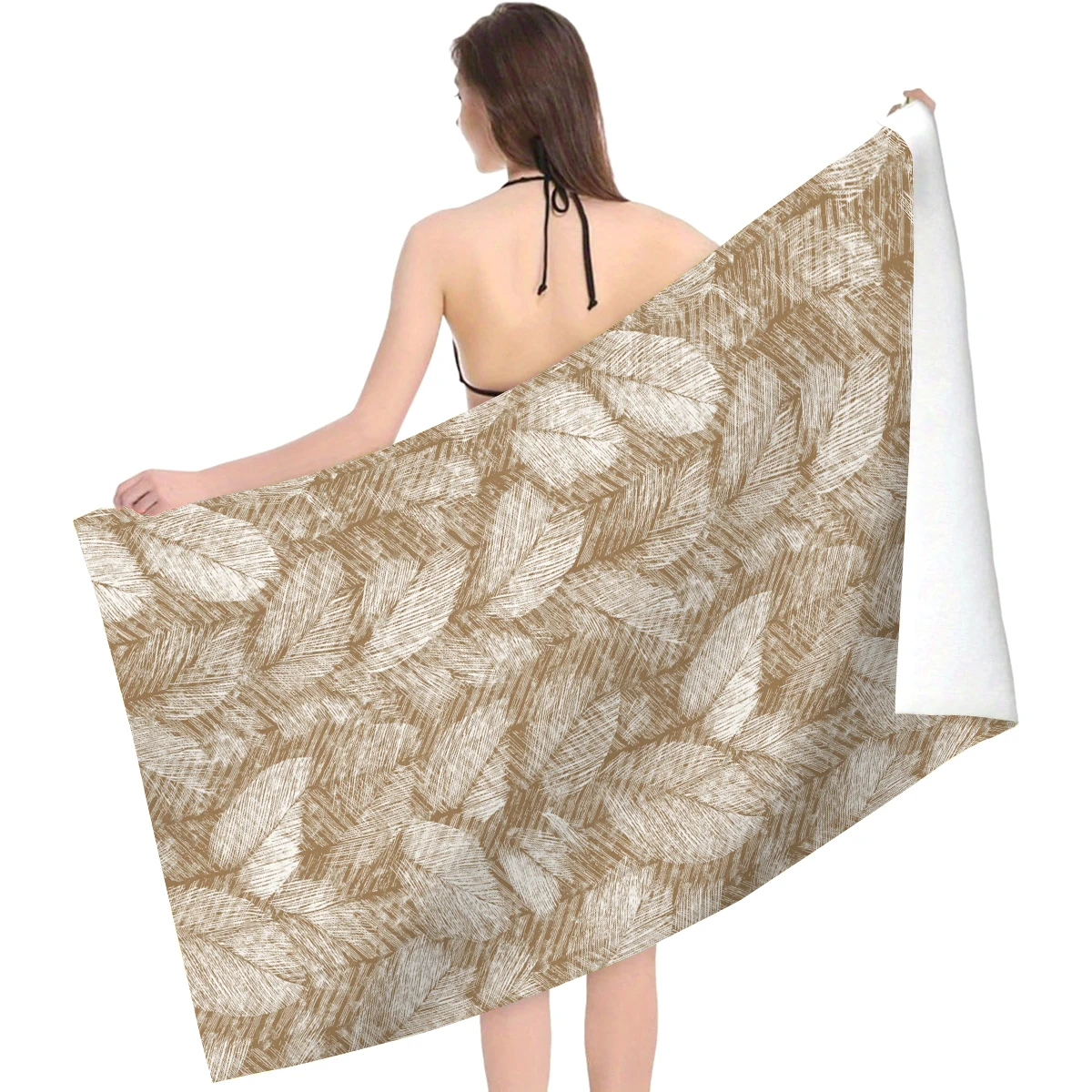 Polyester Beach Towel - Multi-functional Towel for Swimming, Fitness, Camping, Yoga, Travel and Beach Activities