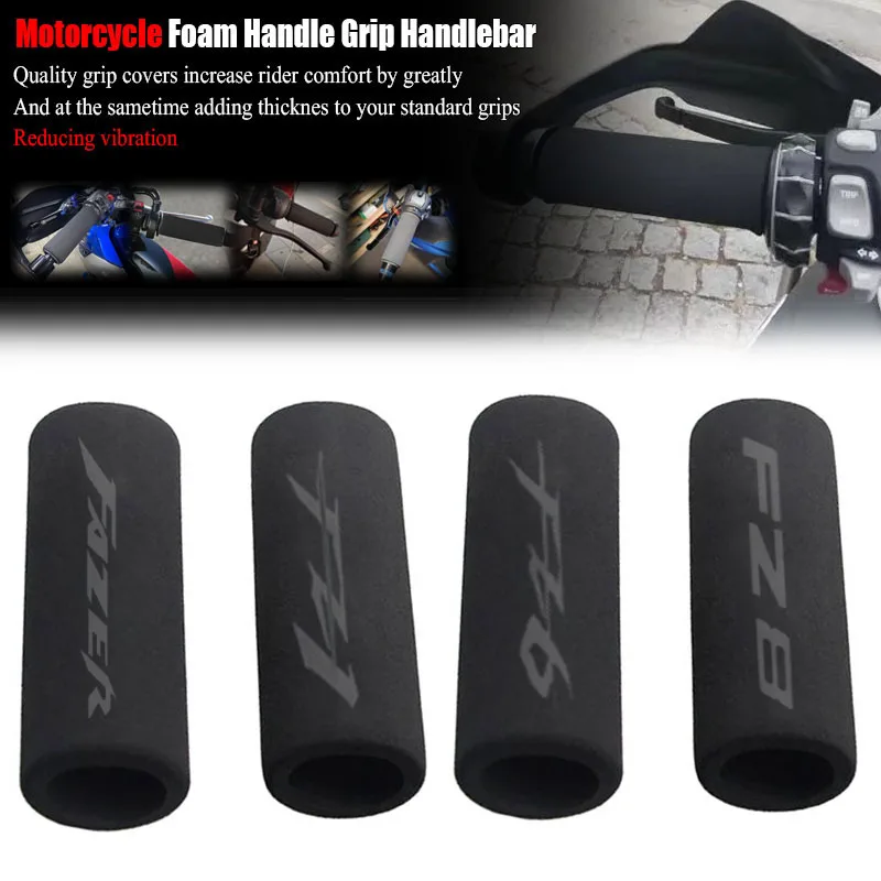 

For Yamaha FAZER FZ6 FZ6R FZ1 FZ8 FAZER FZ750 FZR1000 Motorcycle Grip Shockproof Sponge Grip Non-slip