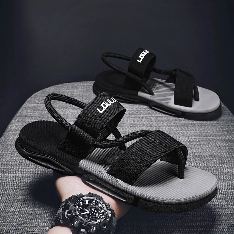 2024 Sommer lässige Sandalen Herren Hausschuhe Herren Outdoor Sandalen Strand Hausschuhe Sandalen Herren rutsch feste Hausschuhe Zapatos Hombre