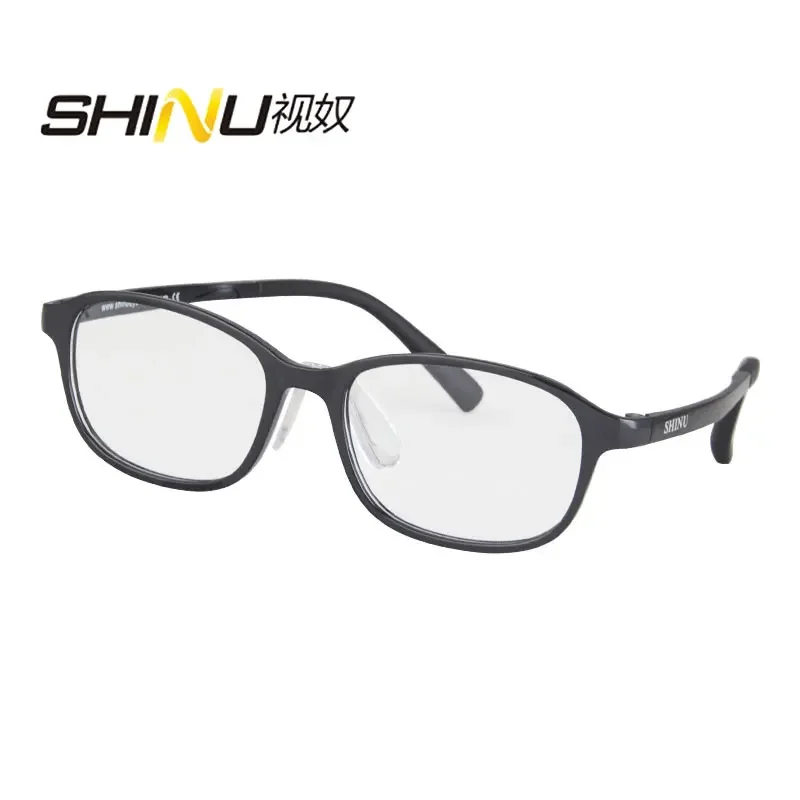 

SHINU Orange Gaming Glasses For Kids Blue Light Computer Glasses Orange Lens Blocking 99% Blue Light Without Diopter For Game