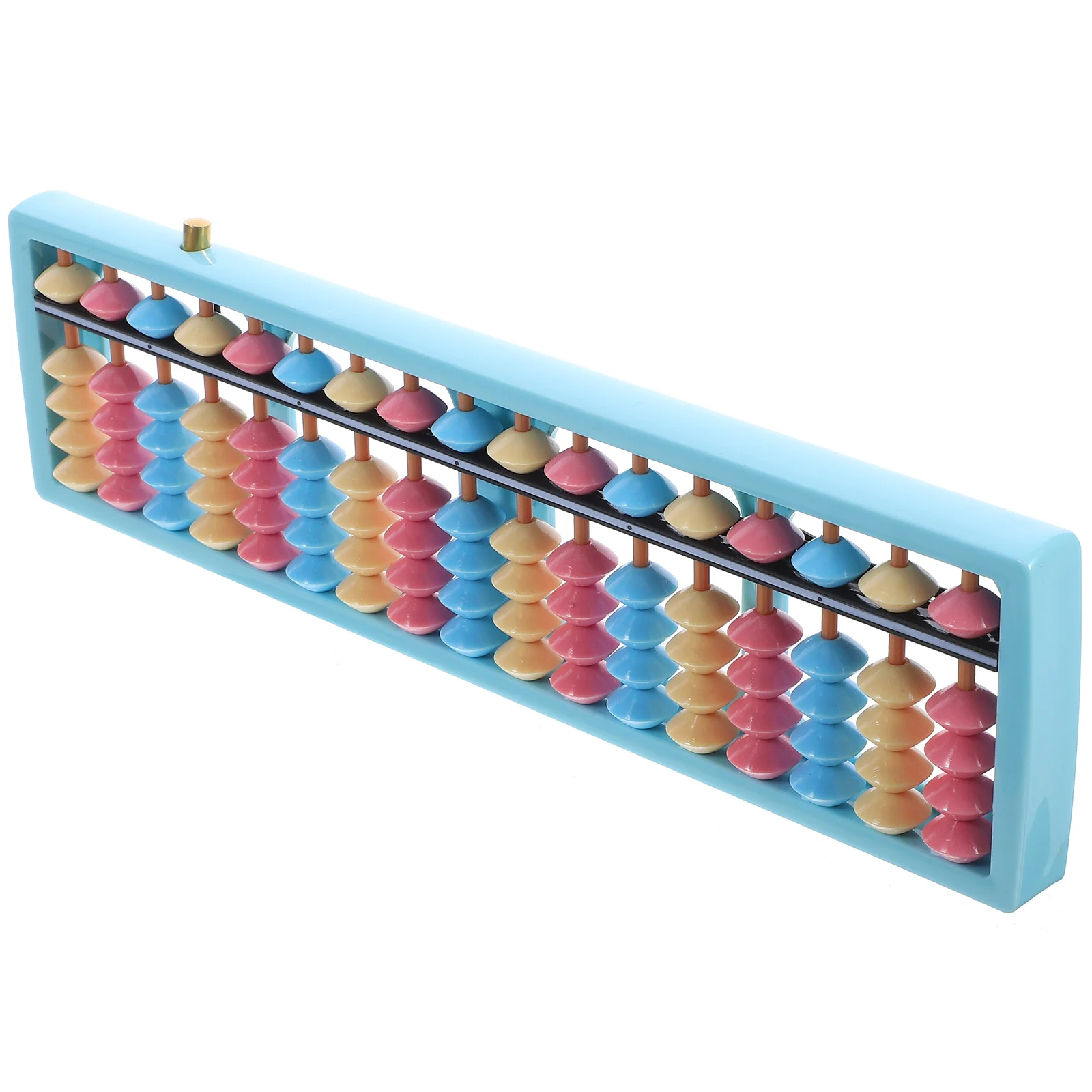 Vintage 17- Rod Abacus Child Column Abs Counting Peg Board Students Accounting