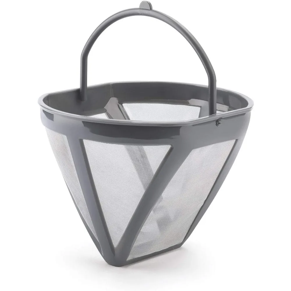 50's Retro Style Aesthetic Drip Coffee Machine with 10 Cup Glass Carafe, Auto Start Feature, Keep Warm Plate