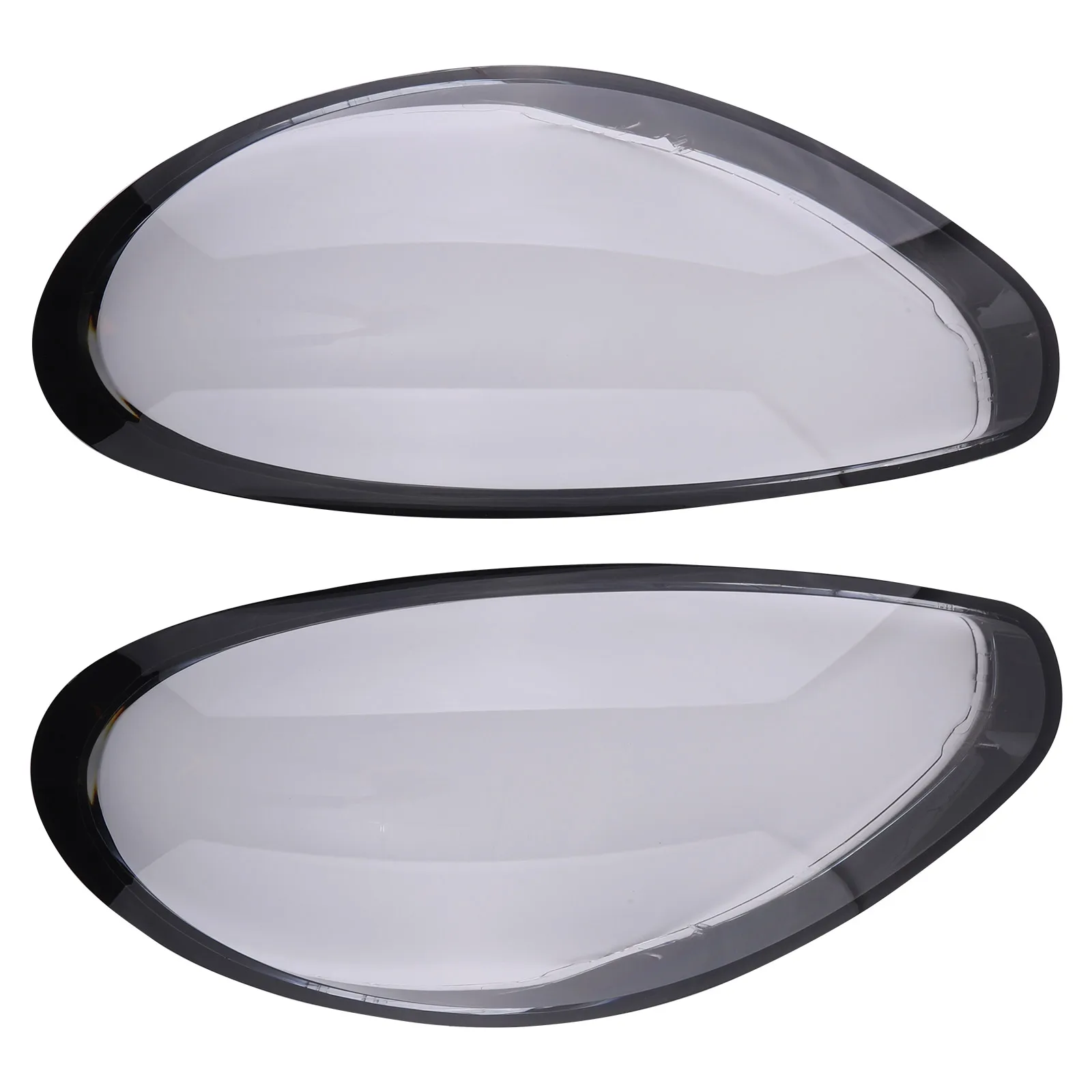 

1 Pair Headlight Lens Cover for Porsche 981 Boxster Cayman 2014-2016 Left Right