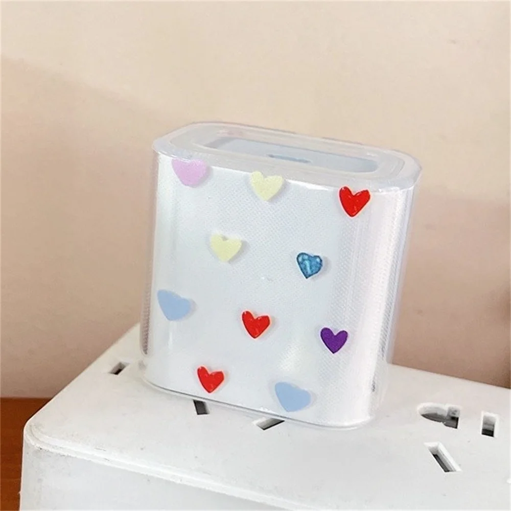 Changeable Chargers Protector For IphoneCharger Head Protective Sleeve Cute Convenient Mobile Phone Charger Cover Tpu