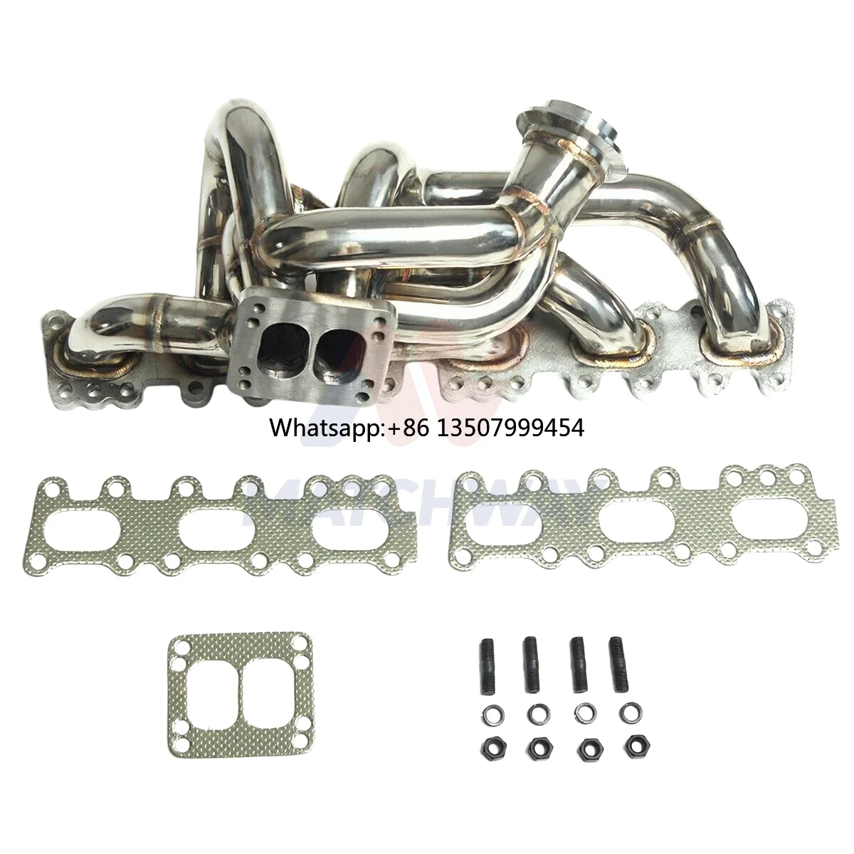 MATCHWAY TWIN-SCROLL EXHAUST MANIFOLD for ANY  W201 W202 W124 W210 M104