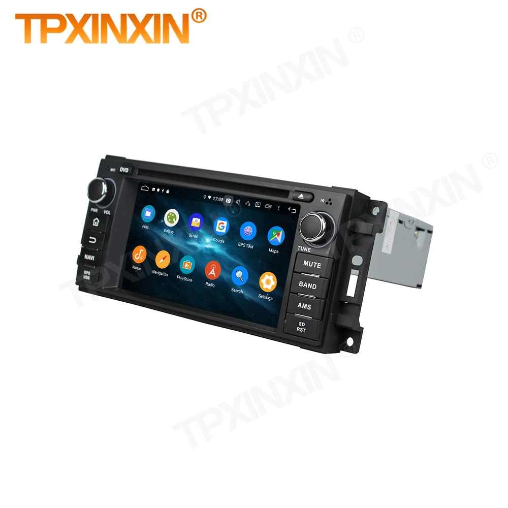 Radio Coche With Bluetooth Carplay Autoradio GPS Navi For Jeep Compass Wrangler Automotive Multimedia 2 Din Android 11 Head Unit