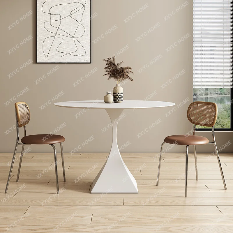

Garden Picnic Dining Table Reception Modern Small Dining Table Side Coffee Round High Bistro Mesa Commercial Furni