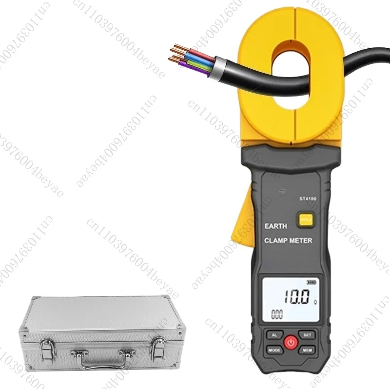 ST4100 Clamp Grounding Resistance Tester, High Precision Electronic Shaker, Lightning Protection Loop Detection