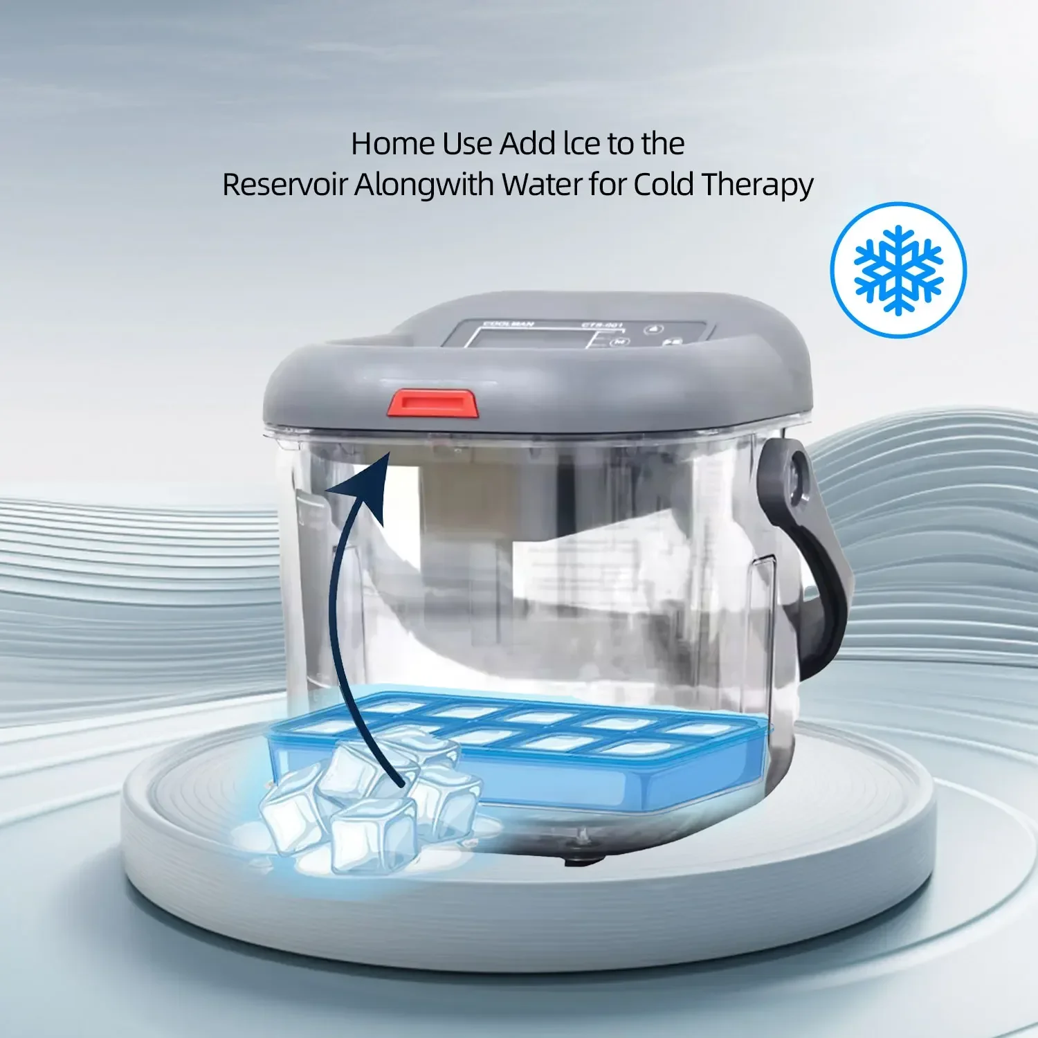 Hot And Cold  Therapy Machine Dual Full Leg Massage Sports Recovery  For Whole Foot Massage Cold Compression Therapy