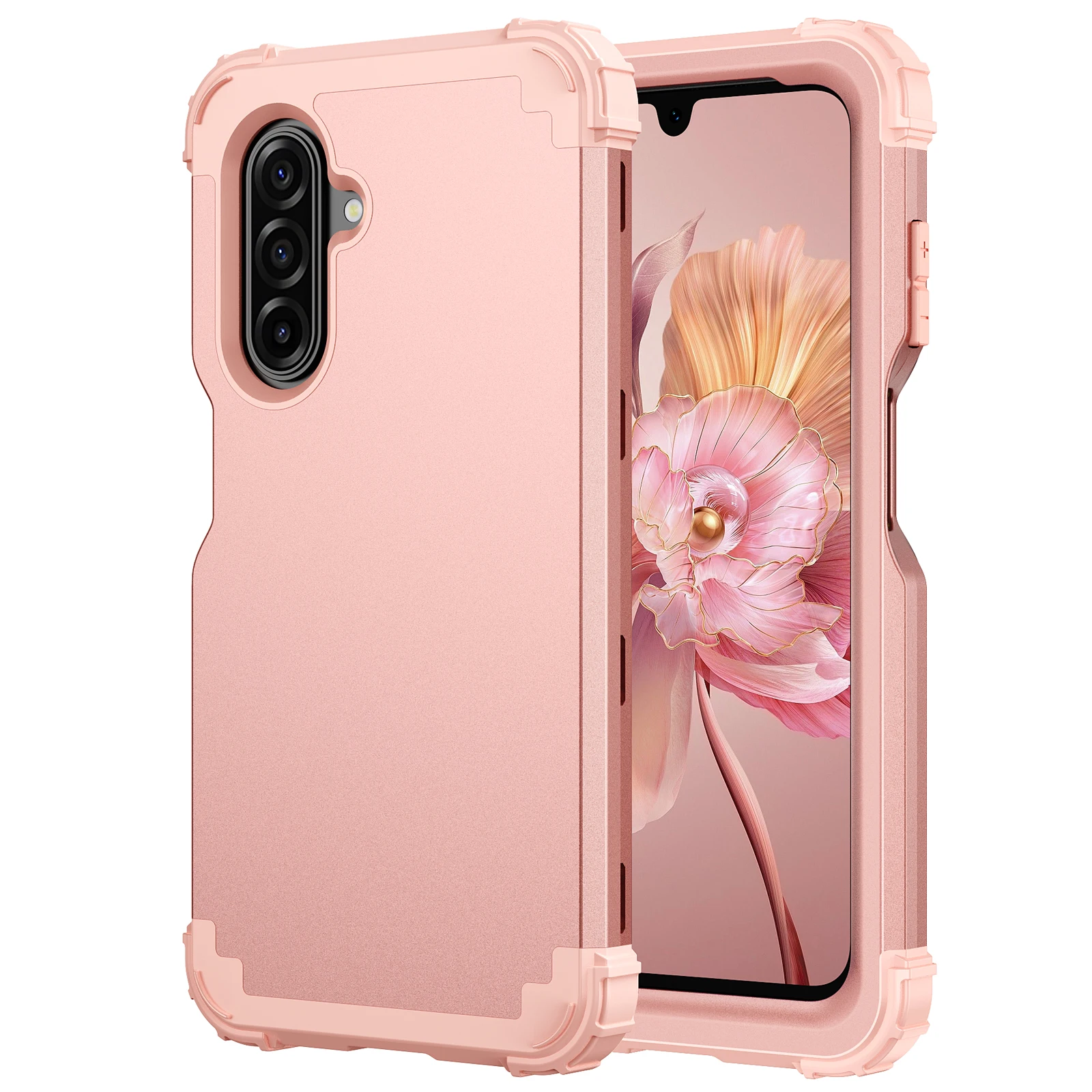 3-in-1 Heavy-Duty-Schutzhülle für Samsung Galaxy A17 A37 A57 A16 A26 A36 A56 A15 A35 A55 A14 A54 5G Silikon-Kunststoff-Abdeckung – Detail 11