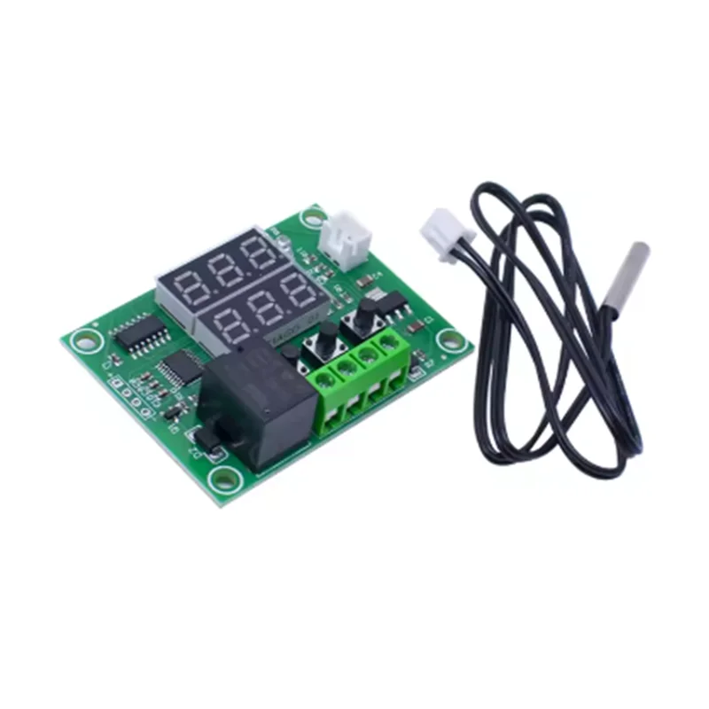 W1209 Blue/Red light DC 12V heat cool temp thermostat temperature control switch temperature controllerNTC 0.5 1 2 3M cable