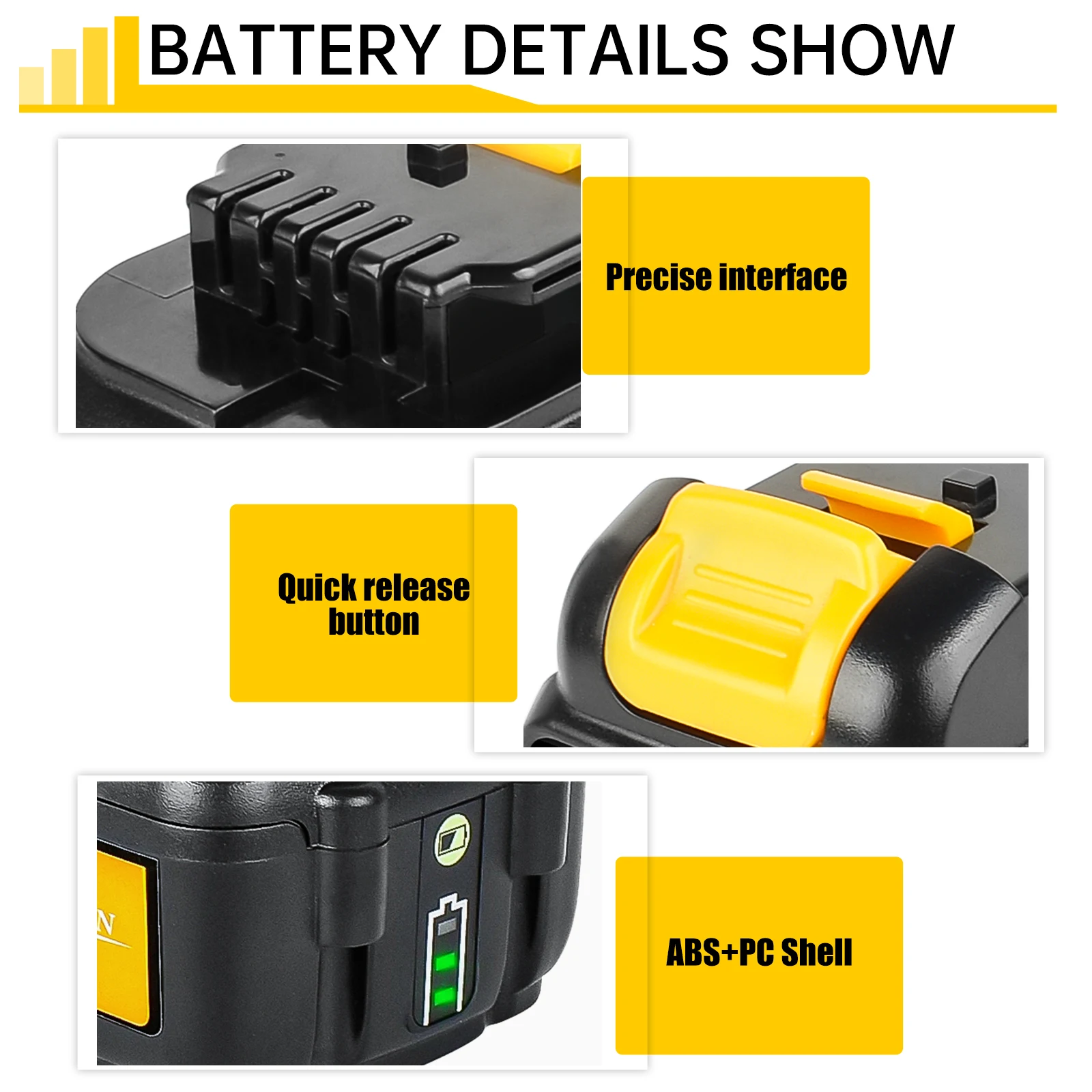 Для Dewalt DCB120 Сменные литий-ионные аккумуляторы 12 В 6000 мАч Аккумулятор DCB123 DCB125 DCB124 DCB122 DCD710 Аккумулятор для электроинструментов