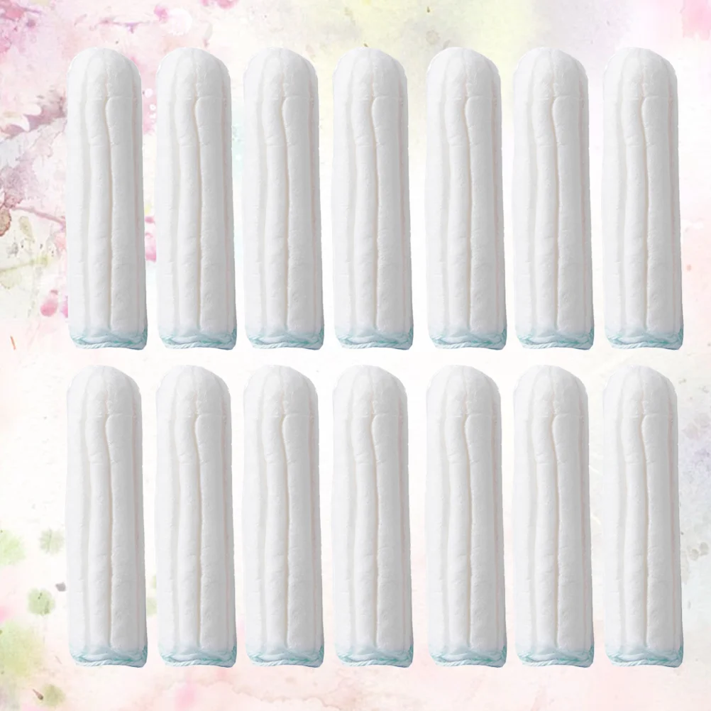 

100 Pcs Menstrual Swab Tampons Pads Women Menstruation Sliver Earth Tones Ordinary