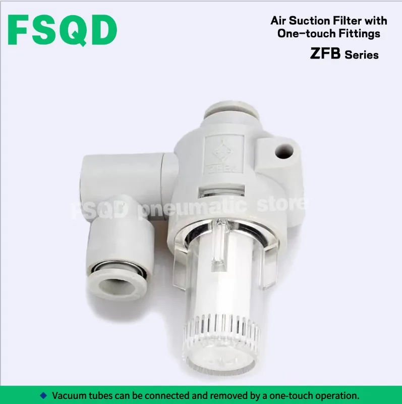1PC Vacuum Filter Strainer Pneumatic Components ZFB100-04 ZFB100-06 ZFB200-04 ZFB200-06 ZFB200-06B ZFB300-10 ZFB Series