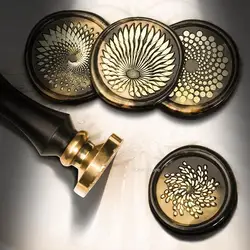 High Quality Brass Wax Sealed Stamp Head Wedding Invitation Letter Vintage Stamp Seal Clippings Thin Seals Wedding Decoration