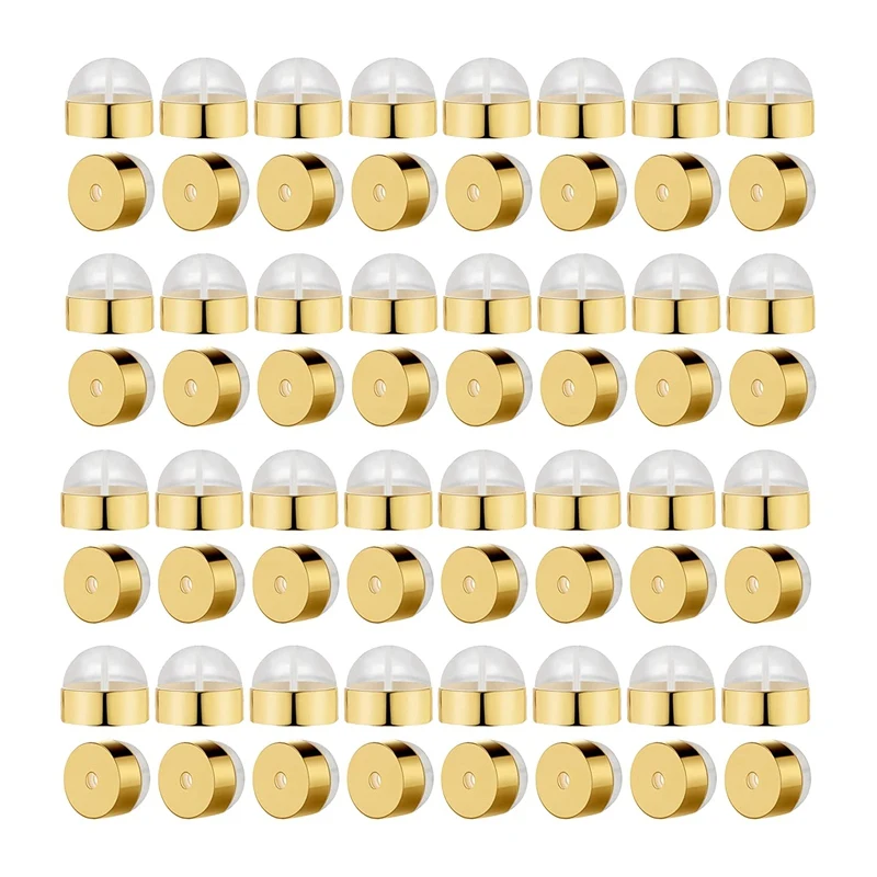 Earring Backs Locking Earring Backs Silicone Earring Backs For Studs Gold Secure Replacements For Studs Droopy Ears