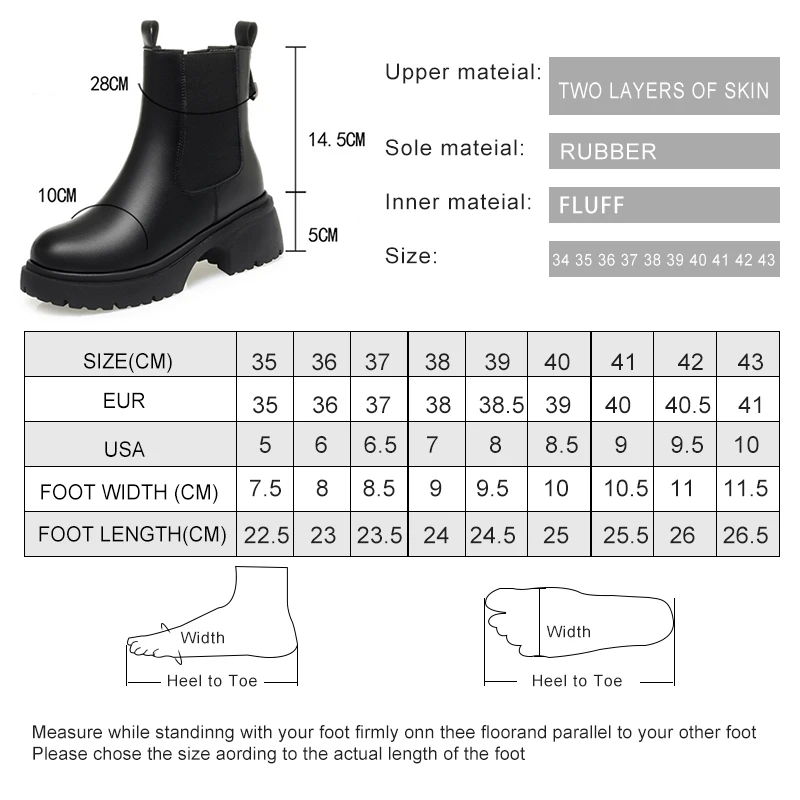 AIYUQI Snow Boots Women 2024 New Genuine Leather Women Ankle Boots British Style Natural Wool Winter Warm Women Chelsea Boots