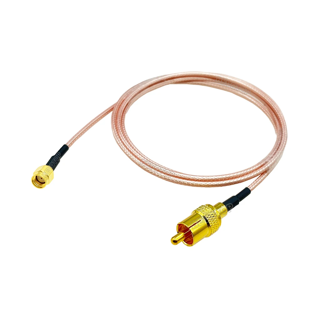 1Pcs Sma Male / Female Naar Rca Male Plug RG316 Rf Coaxiale Kabel Rf Connector Verlengkabel Jumper Rca naar Sma Video Recorder
