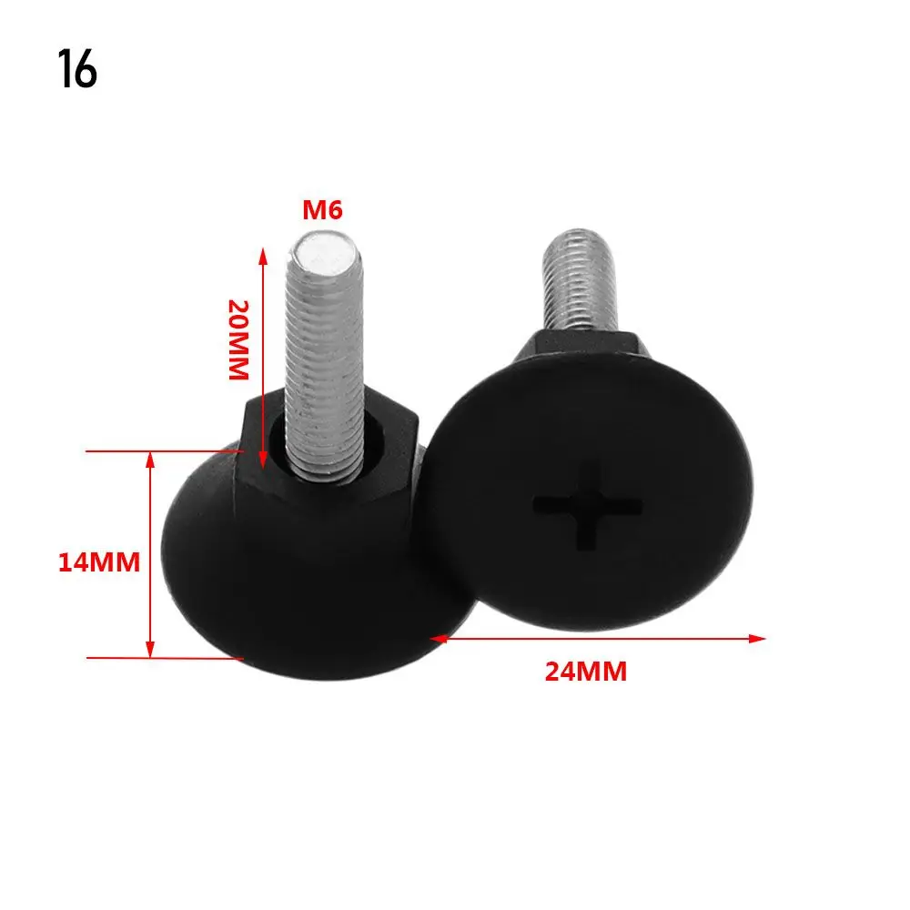 10Pcs Anti-Skid Floor Protector Table Chair Leg Pad Furniture Adjustable Bolt Leveling Feet Furniture Feet Chair Feet Level